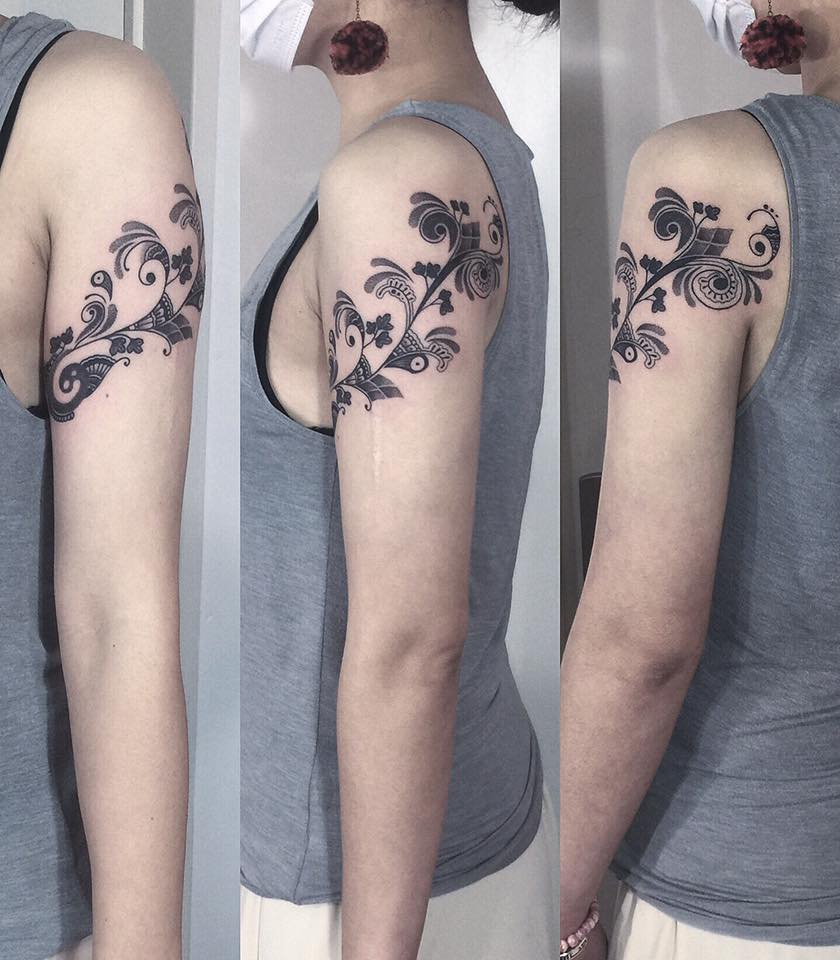 タトゥー　名古屋　大須　トライバル